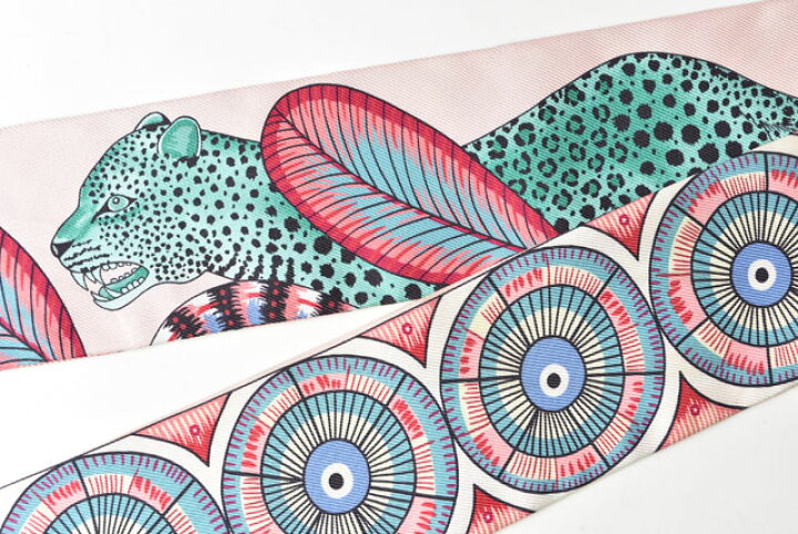 HERMES エルメス ツイリー ANIMAPOLIS アニマポリス スカーフ ブルー  