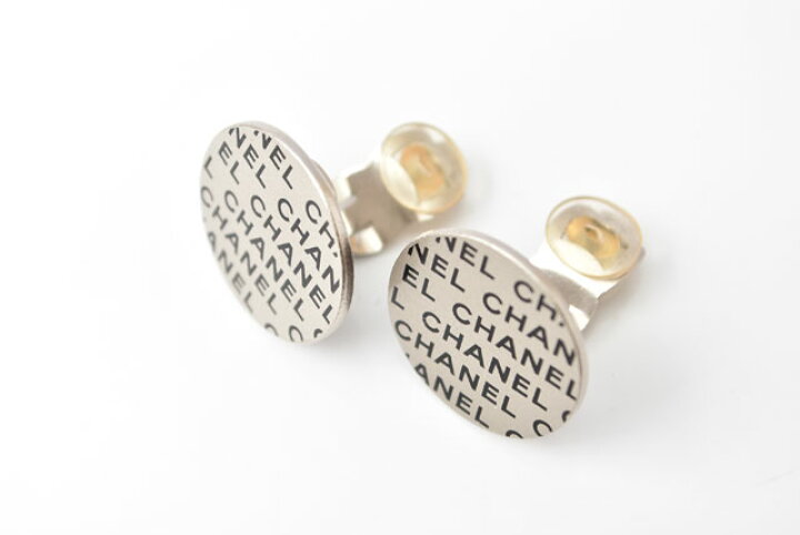 楽天市場】シャネル イヤリング アクセサリー CHANEL ロゴプリント  