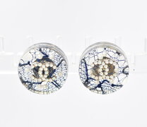 楽天市場】シャネル ピアス 中古（カラーブルー）（ジュエリー 
