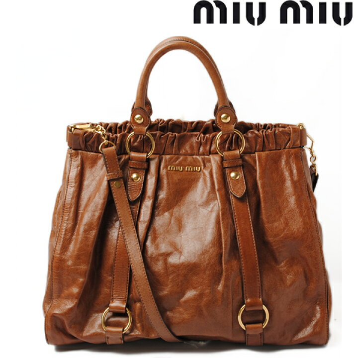 楽天市場】ミュウミュウ ショルダーバッグ/miumiu トートバッグ 2way  
