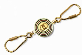 【お買い物マラソン★最大2,000円OFFクーポン】グッチ キーリング/キーホルダー GUCCI ヴィンテージ ゴールド/シェリーライン GGロゴ【中古】