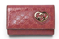 グッチ キーケース/キーホルダー GUCCI 6連 ラブリー 257217 ハートシェープ/インターロッキングG ダステ…