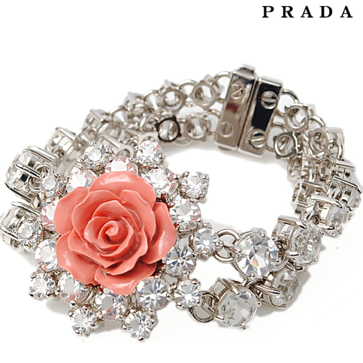 楽天市場】PRADA プラダ ブレスレット ジュエリー ラインストーン 