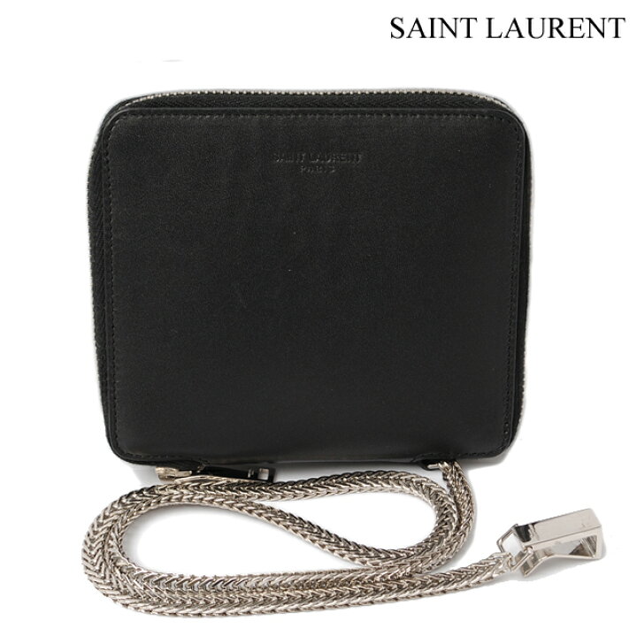 楽天市場】サンローランパリ 折財布 ウォレットチェーン付SAINT 