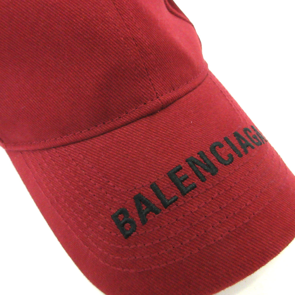 楽天市場】バレンシアガ 小物 キャップ 帽子 ロゴ レッド 赤 ベース 