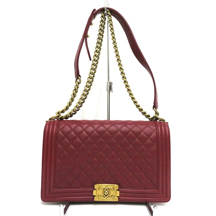 楽天市場】中古 美品 シャネル ボーイシャネル30 マトラッセ 19番台 A 