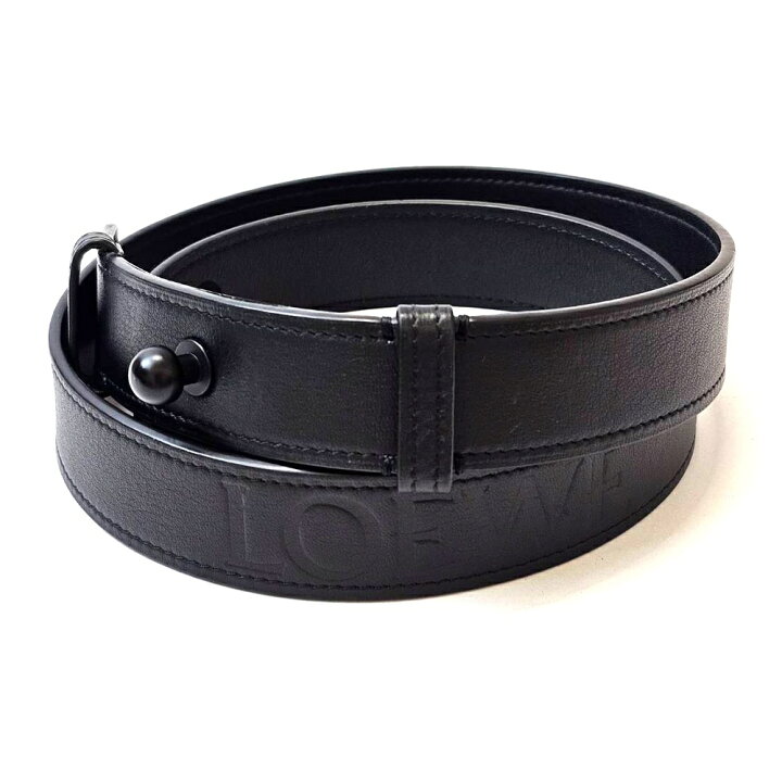 楽天市場】中古 ロエベ ベルト 85～95 黒 ブラック Sランク LOEWE 