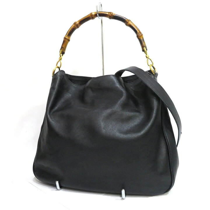 楽天市場】中古 グッチ バッグ バンブー 2WAY 肩掛け Bランク レザー 