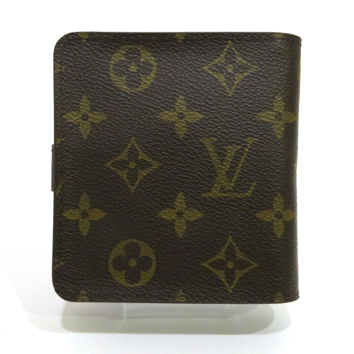 楽天市場】中古 美品 ルイヴィトン 財布 モノグラム コンパクトジップ  