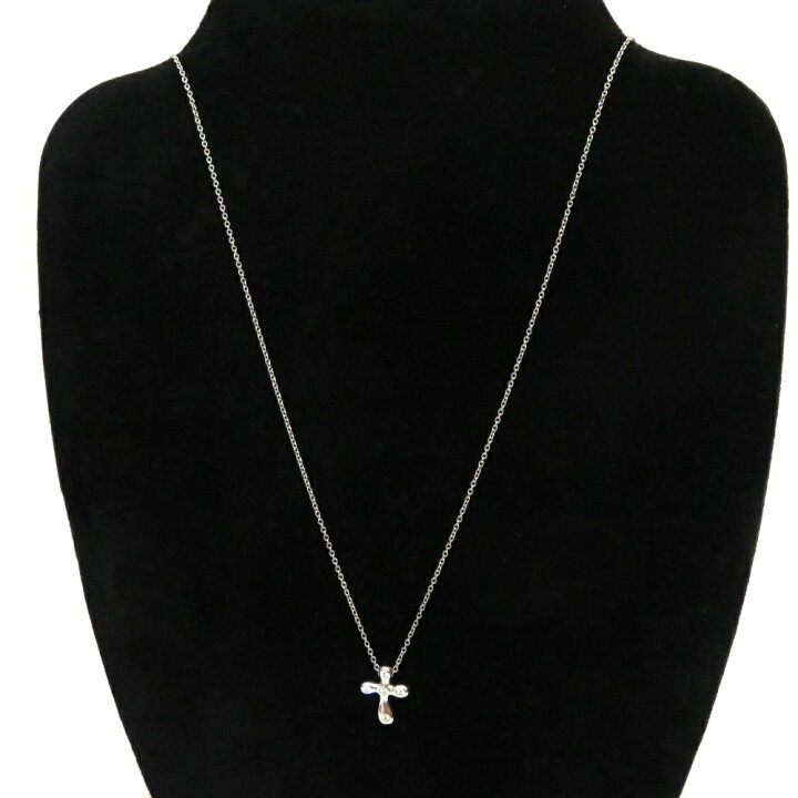 楽天市場】中古 美品 ティファニー ドッツクロス ネックレス Aランク  