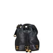 楽天市場】chanel シャネル 巾着型ショルダーバッグ トリプルコ  