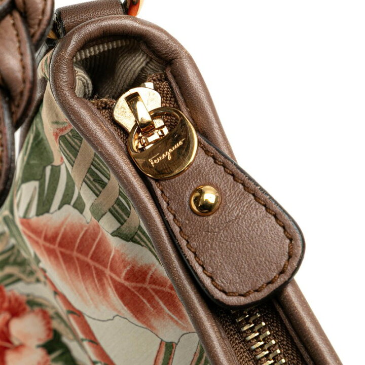 楽天市場】中古 サルヴァトーレフェラガモ バッグ ガンチーニ ヒョウ  