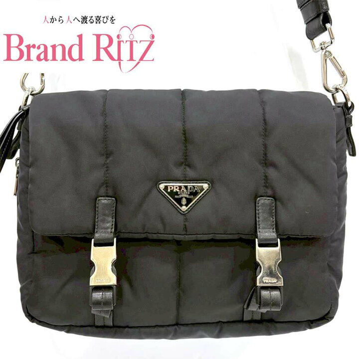 楽天市場】中古 良品 プラダ ショルダーバッグ ABランク テスート 