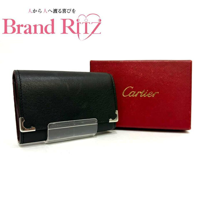 楽天市場】中古 カルティエ キーケース ABランク キーフック 