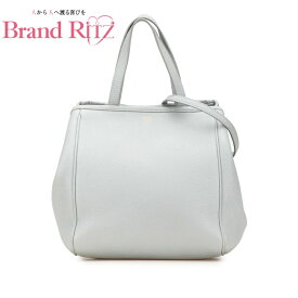 中古 セリーヌ バッグ 2WAY スモールフォールド カバ ハンドバッグ ショルダー 斜め掛け グレー ブルー ABランク レザー レディース CELINE あす楽【送料無料】【三田店】