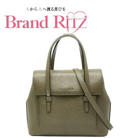 中古 ロエベ ハンドバッグ ショルダーバッグ ベラスケス 2WAY カーキ レザー レディース LOEWE あす楽【送料無料】【西神店】