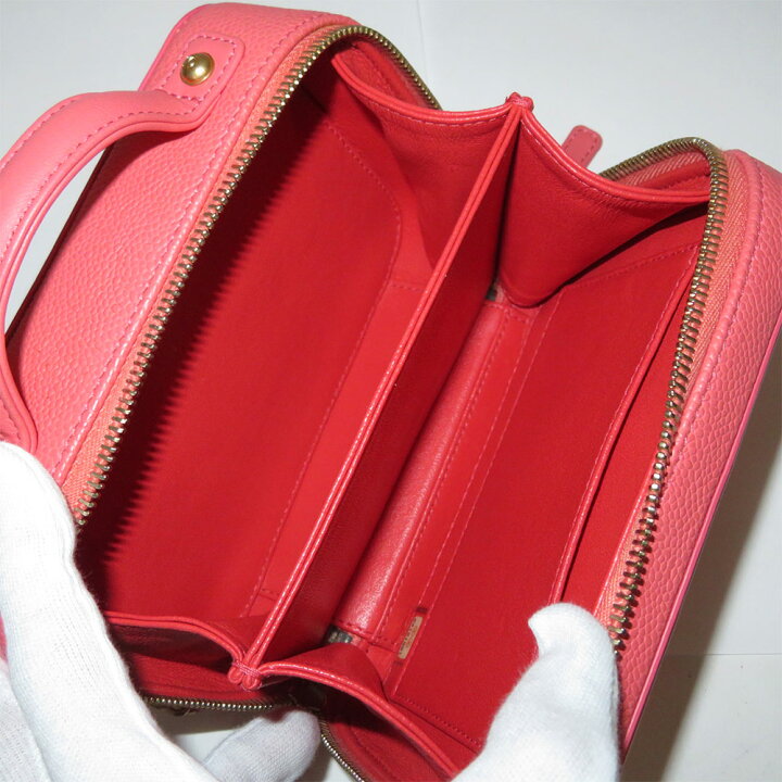 楽天市場】中古 美品 シャネル CCフィリグリー バニティバッグ 2WAY S 