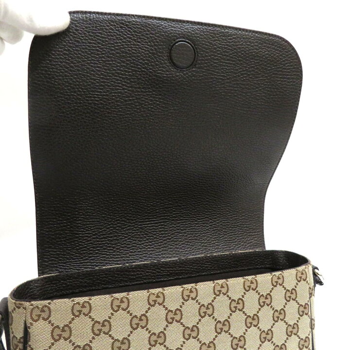 楽天市場】中古 極美品 グッチ GGキャンバス ショルダーバッグ 