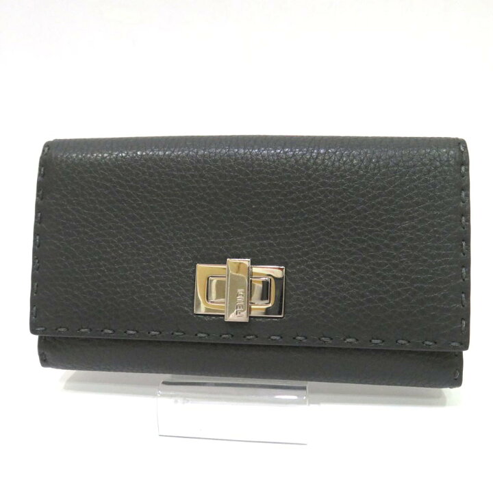 楽天市場】中古 フェンディ ピーカブー セレリア 長財布 レザー AB 