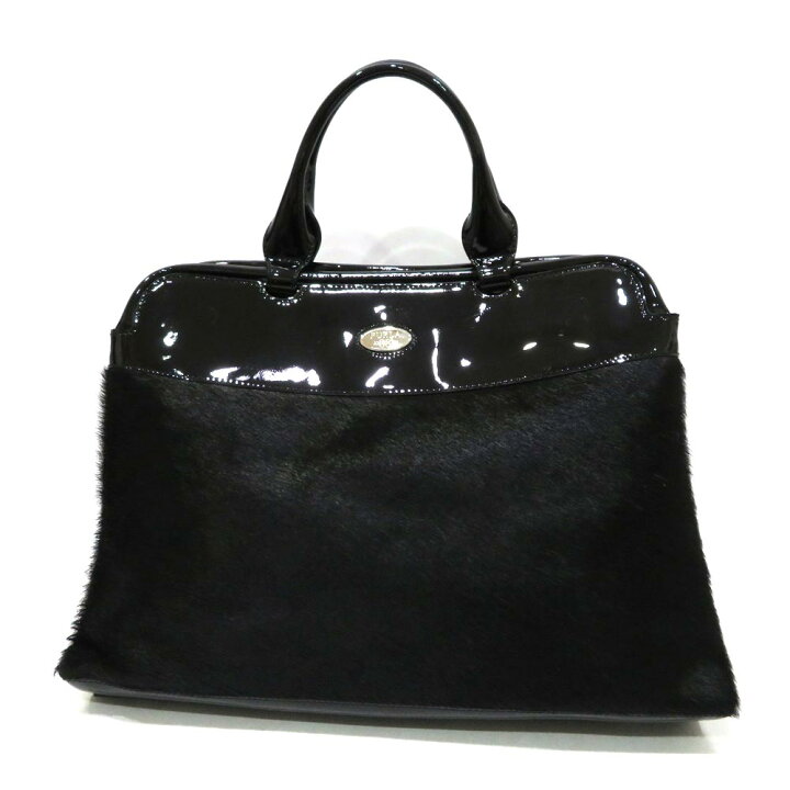楽天市場】中古 フルラ 80周年記念 ハラコハンドバッグ ABランク 