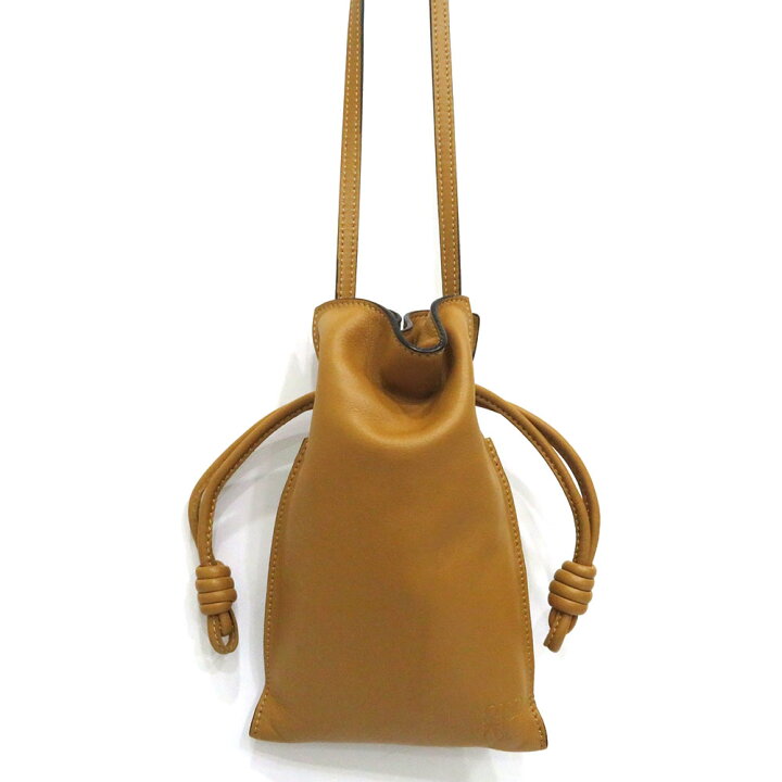 楽天市場】中古 ロエベ フラメンコ ポケット ショルダーバッグ ナッパ  
