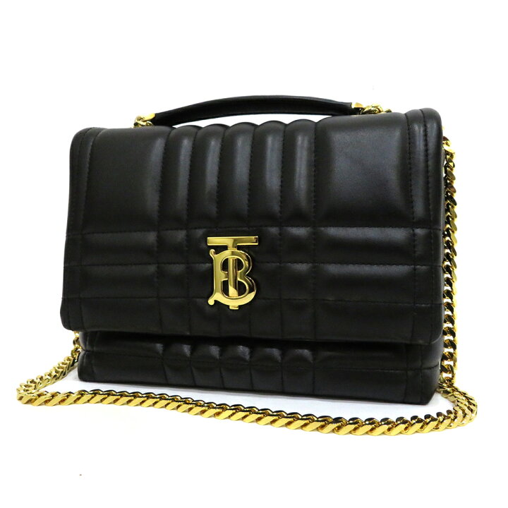 楽天市場】中古 美品 バーバリー バッグ ローラ サッチェル チェーン 