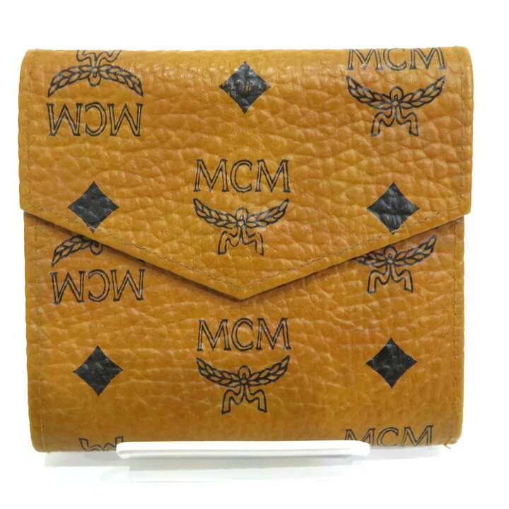 楽天市場】中古 エムシーエム 財布 二つ折り財布 PVC ホック開閉 B 