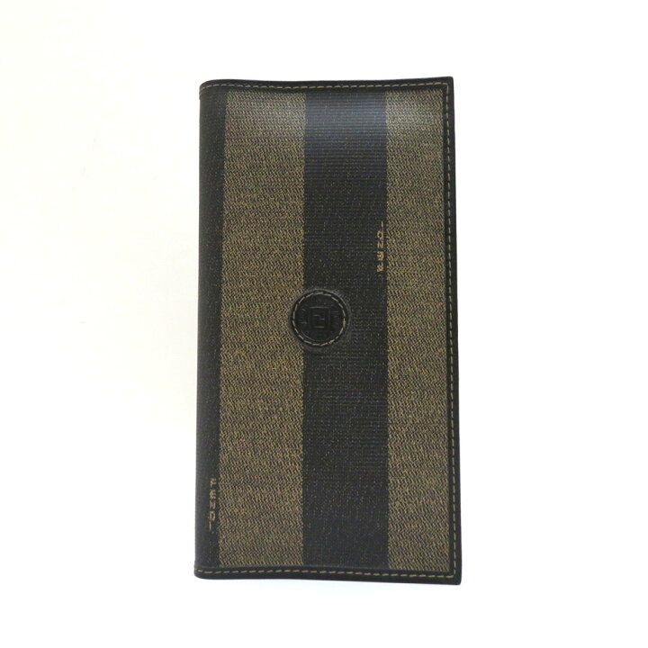 楽天市場】中古 美品 フェンディ 財布 2つ折り財布 長財布 ぺカン柄 FF  