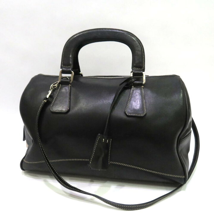 楽天市場】中古 プラダ レザー 2WAYバッグ ミニボストン ABランク 