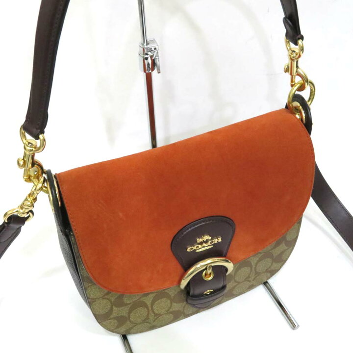 美品】COACH コーチクリオショルダーバッグ スエードタイプ