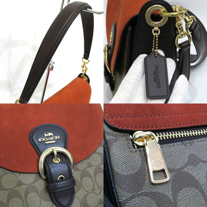 楽天市場】中古 コーチ クリオ 2WAYバッグ C5692 Aランク シグネチャー  