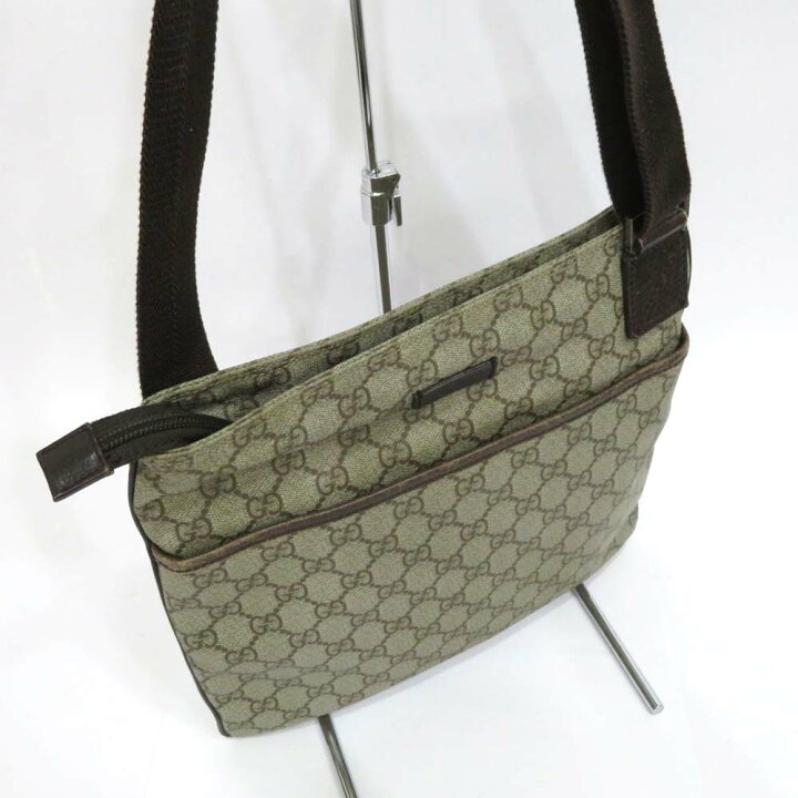 楽天市場】中古 グッチ GGスプリーム ショルダーバッグ Bランク 141626  