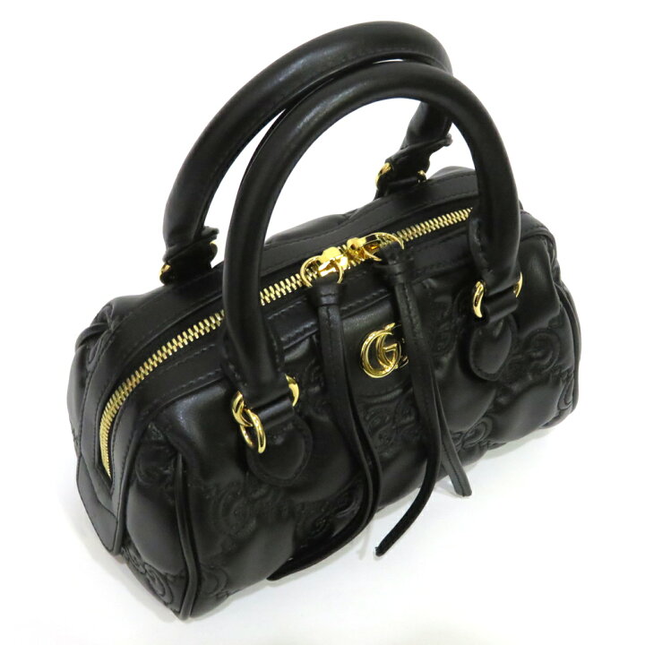 楽天市場】中古 グッチ GGマトラッセ キルティング 2WAYミニバッグ A  