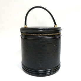 中古 ルイヴィトン エピ カンヌ バニティバッグ Aランク ブラック 黒 M48032 ノワール レディース あす楽【送料無料】【名谷店】