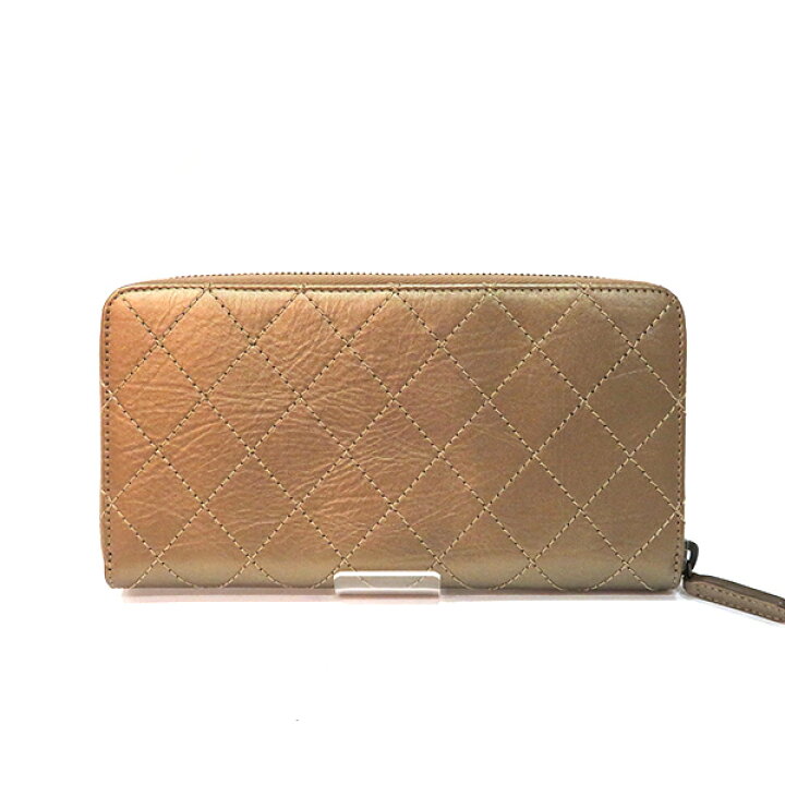 楽天市場】中古 美品 シャネル ラウンドファスナー 長財布 2.55 レザー  