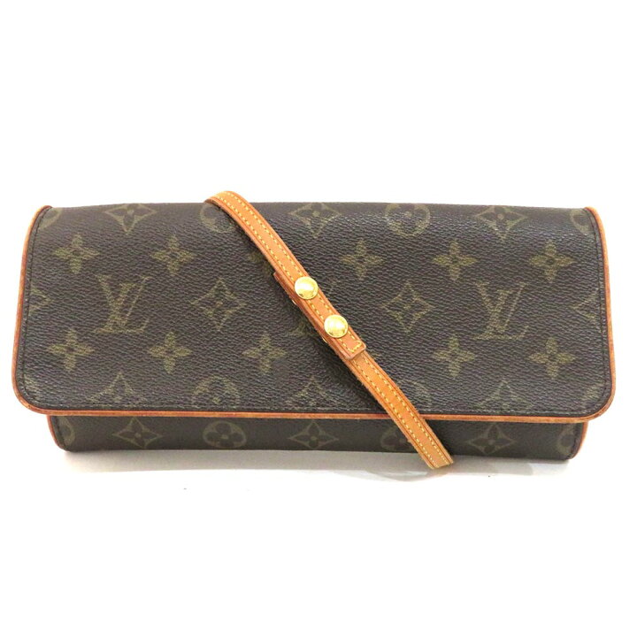楽天市場】中古 ルイヴィトン モノグラム ポシェットツインGM  
