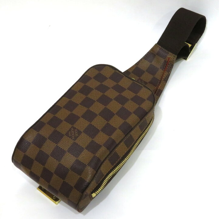 楽天市場】中古 美品 ルイヴィトン ダミエ ジェロニモス ボディバッグ  