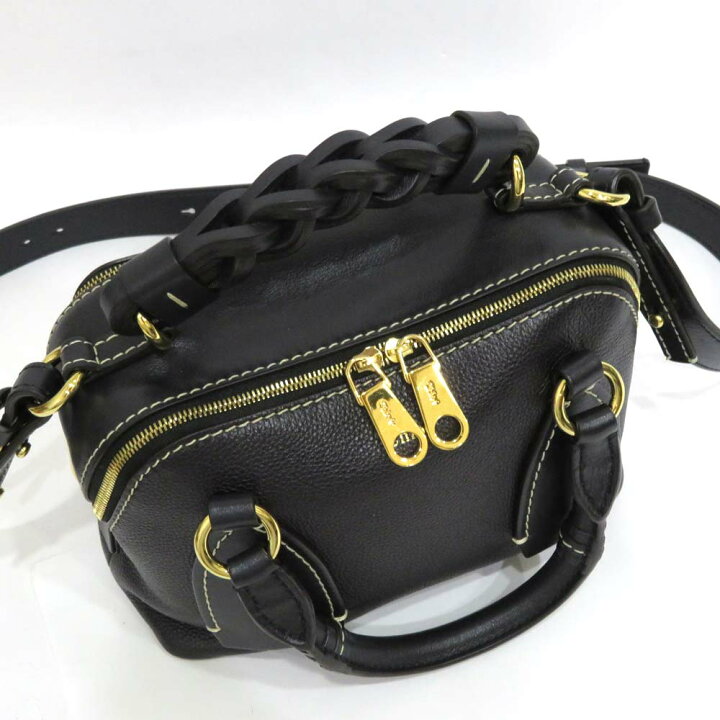 楽天市場】中古 クロエ ダリア 3WAYバッグ Sサイズ ABランク ブラック  