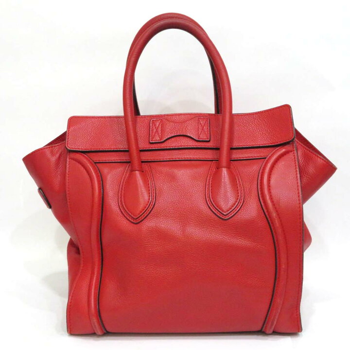 楽天市場】中古 セリーヌ バッグ ラゲージ ファントム レザー Bランク  