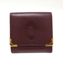 楽天市場】カルティエ コインケース ボルドーの通販 