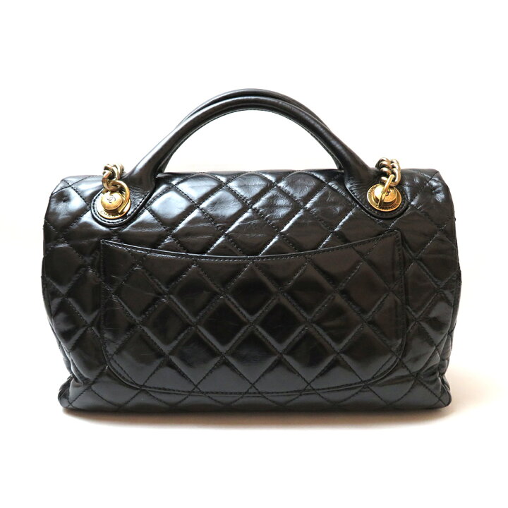 楽天市場】中古 シャネル ショルダーバッグ マトラッセ ココハンドル W  