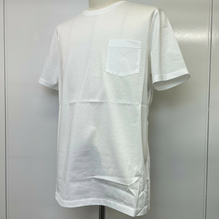 楽天市場】新品未使用 PRADA プラダ プラダ 刺繍ロゴ Tシャツ XLサイズ  