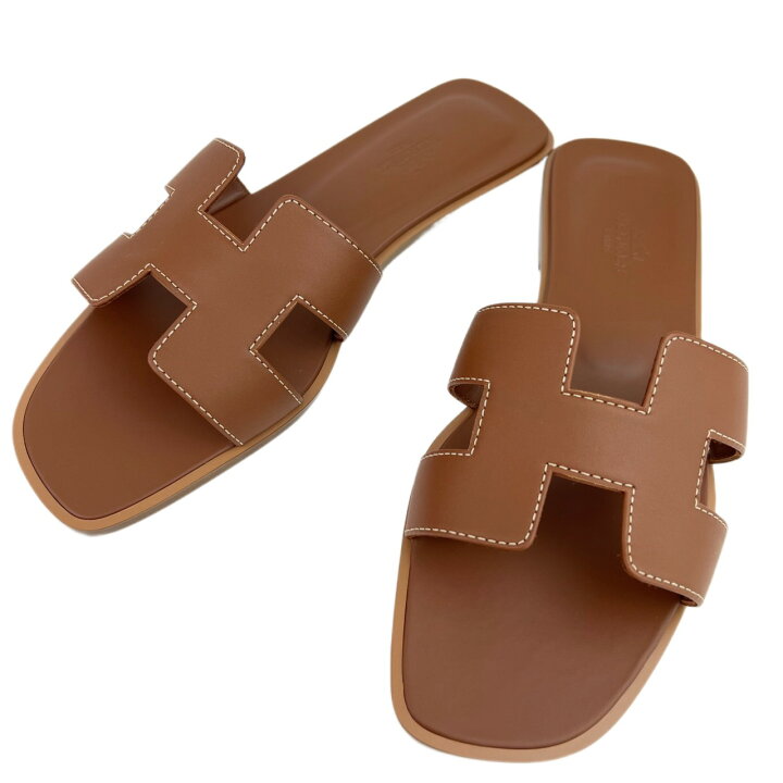 楽天市場】新品 HERMES エルメス Oran オラン Gold ゴールド Calf 