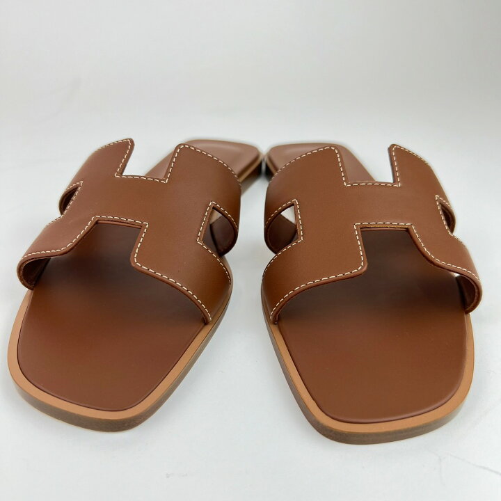 楽天市場】新品 HERMES エルメス Oran オラン Gold ゴールド Calf 