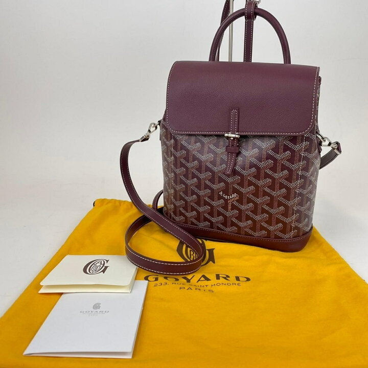楽天市場】未使用品 GOYARD ゴヤール アルパン ミニバックパック 