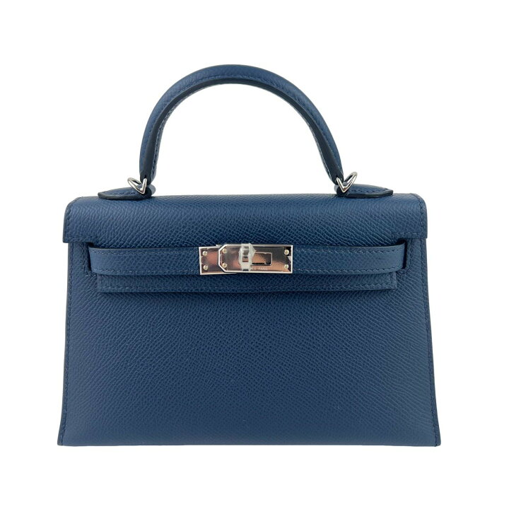 楽天市場】新品 HERMES エルメス Mini Kelly ミニケリー Bleu de 