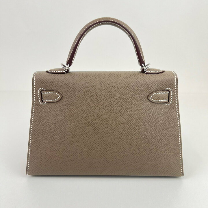 楽天市場】新品未使用 HERMES エルメス Mini kelly ミニケリー Etoupe 