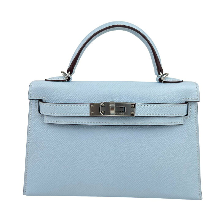 楽天市場】新品未使用 Hermès エルメス Mini kelly ミニケリー Bleu 