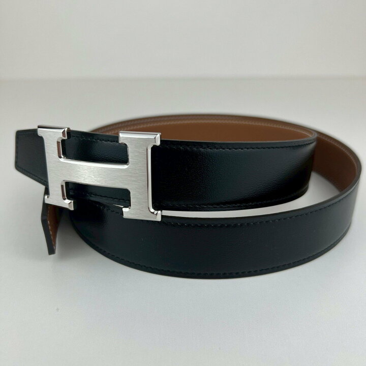 楽天市場】新品未使用 Hermès エルメス Ceinture H boucleGris moyen 
