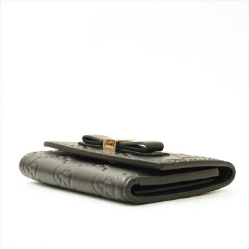 ãç¾ åã GUCCI 6-key key case with ribbon ribbon signature 388682 Signature Â· leather wallet Â· bag small case key case [pre]